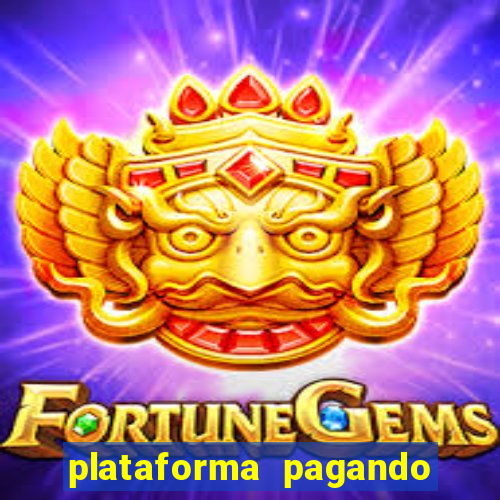 plataforma pagando fortune tiger